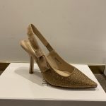 Dior CD J'Adior Slingback Pump Gold For Women 3.7 in / 9.5 cm