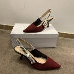 Dior CD J'Adior Slingback Pump Red For Women 2.6 in / 6.5 cm