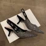 Dior CD J'Adior Slingback Pump Black For Women 2.6 in / 6.5 cm