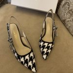 Dior CD J'Adior Slingback Pump Black And White For Women 2.6 in / 6.5 cm