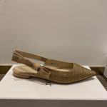 Dior CD J'Adior Slingback Pump Gold For Women 0.6 in / 1.5 cm
