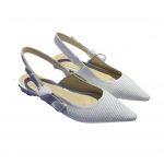 Dior CD J'Adior Slingback Pump White For Women 0.6 in / 1.5 cm