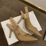 Dior CD J'Adior Slingback Pump Gold For Women 3.7 in / 9.5 cm