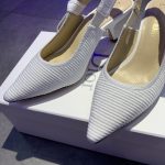 Dior CD J'Adior Slingback Pump White For Women 2.6 in / 6.5 cm