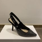Dior CD J'Adior Slingback Pump Black For Women 3.7 in / 9.5 cm