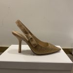 Dior CD J'Adior Slingback Pump Gold For Women 3.7 in / 9.5 cm