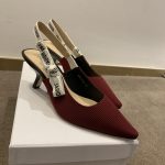 Dior CD J'Adior Slingback Pump Red For Women 2.6 in / 6.5 cm