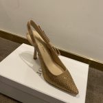 Dior CD J'Adior Slingback Pump Gold For Women 3.7 in / 9.5 cm