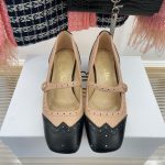 Dior CD Spectadior Ballet Pump Beige And Black For Women KDB764VSO_S15X