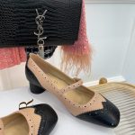 Dior CD Spectadior Ballet Pump Beige And Black For Women KDB764VSO_S15X