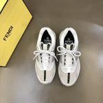 FD Fendi Faster Trainers Sneakers White For Women 7E1555AKX6F1ICF