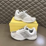 FD Fendi Faster Trainers Sneakers White For Women 7E1555AKX6F1ICF