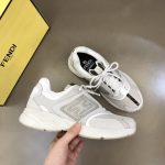 FD Fendi Faster Trainers Sneakers White For Women 7E1555AKX6F1ICF