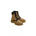 Fendi FD Fendi Force Lace-Up Ankle Boots Brown For Men