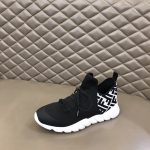 Fendi FD Technical Mesh High-Tops Sneakers White For Men