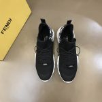 Fendi FD Technical Mesh High-Tops Sneakers White For Men