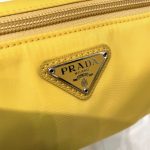 Prada Re-Nylon Necessaire Bag Beige/Black/Green/Yellow For Women 7.8 in/ 20 cm 1NE693_R067_F0F24