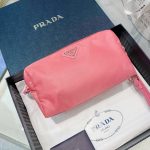 Prada Re-Nylon Necessaire Bag Black/Blue/Pink/Orange For Women 7.8 in/ 20 cm 1NE693_R067_F0002