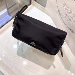 Prada Re-Nylon Necessaire Bag Black/Blue/Pink/Orange For Women 7.8 in/ 20 cm 1NE693_R067_F0002