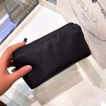 Prada Re-Nylon Necessaire Bag Black/Blue/Pink/Orange For Women 7.8 in/ 20 cm 1NE693_R067_F0002