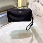 Prada Re-Nylon Necessaire Bag Black/Blue/Pink/Orange For Women 7.8 in/ 20 cm 1NE693_R067_F0002