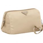 Prada Re-Nylon Necessaire Bag Beige/Black/Green/Yellow For Women 7.8 in/ 20 cm 1NE693_R067_F0F24