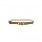 30 Montaigne Reversible Belt Green For Women, Women Belt B0178UWGA_M51E