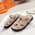 Hermes Chypre Sandal Beige For Women