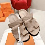 Hermes Chypre Sandal Beige For Women