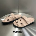 Hermes Chypre Sandal Beige For Men