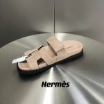Hermes Chypre Sandal Beige For Men