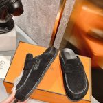 Hermes Go Mule Black For Women H231222Z 02370