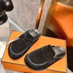 Hermes Go Mule Black For Women H231222Z 02370