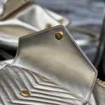 Saint Laurent Joe Backpack Gold/Black/White For Women‎ 11.5in/29cm 6726091EL071000