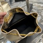 Saint Laurent Joe Backpack Gold/Black/White For Women‎ 11.5in/29cm 6726091EL071000