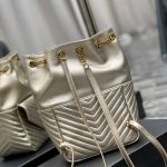 Saint Laurent Joe Backpack Gold/Black/White For Women‎ 11.5in/29cm 6726091EL071000