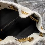 Saint Laurent Joe Backpack Gold/Black/White For Women‎ 11.5in/29cm 6726091EL071000