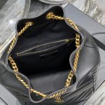 Saint Laurent Joe Backpack Gold/Black/White For Women‎ 11.5in/29cm 6726091EL071000