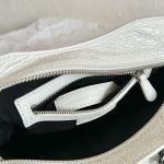 Balenciaga Neo Cagole City Small Handbag White/Silver For Women‎ 10.5in/26.7cm 222342F046015
