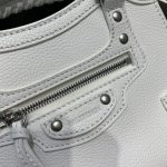 Balenciaga Neo Classic Mini Handbag Black/White For Women‎ 8.6in/21.8cm