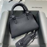 Balenciaga Neo Classic Mini Handbag Black/Blue For Women‎ 8.6in/21.8cm 69806715Y471000