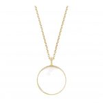 Rose Des Vents Medallion Necklace Gold For Women JRDV95037_0000