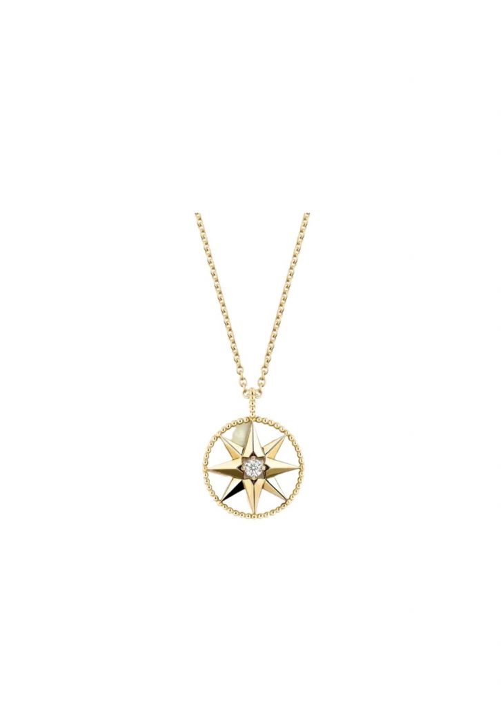 Dior Rose Des Vents Medallion Necklace