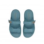 Slide Blue Lambskin Blue For Women KCQ718LAB_S71B