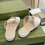 Gucci Blondie Thong Sandal White For Women ‎‎739048 C9D00 9022