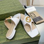 Gucci Blondie Thong Sandal White For Women ‎‎739048 C9D00 9022