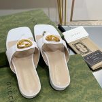 Gucci Blondie Thong Sandal White For Women ‎‎739048 C9D00 9022