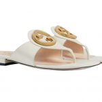 Gucci Blondie Thong Sandal White For Women ‎‎739048 C9D00 9022
