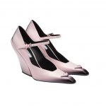 Prada Brushed Pumps Light Pink For Women 3.7 in/ 9.5cm 1I982M_055_F0E18_F_A095