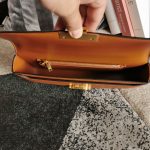 Celine Chain Shoulder Bag Triomphe In Shiny Black Gold Tone/Brown/Balck Sliver Tone For Women‎ 13in/33cm